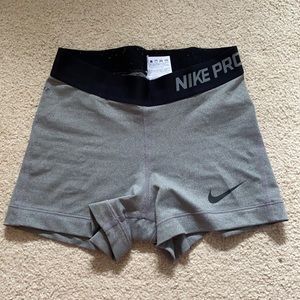 grey nike pro spandex